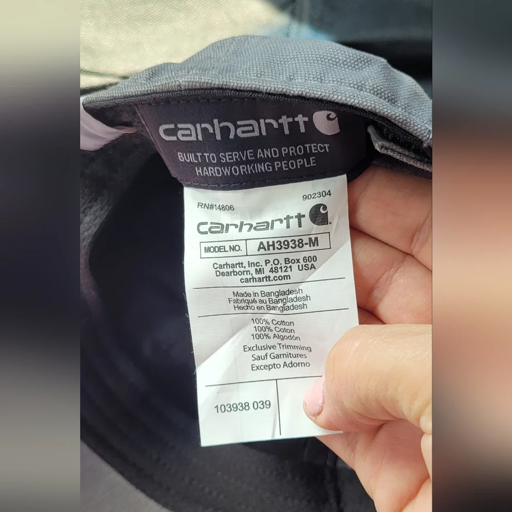 Carhartt Gray Cap with Patch - Picture 2 of 7